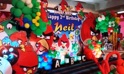 Angry birds birthday Theme Decorations