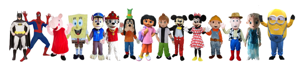 Mascots cartoon characters on hire in patna
