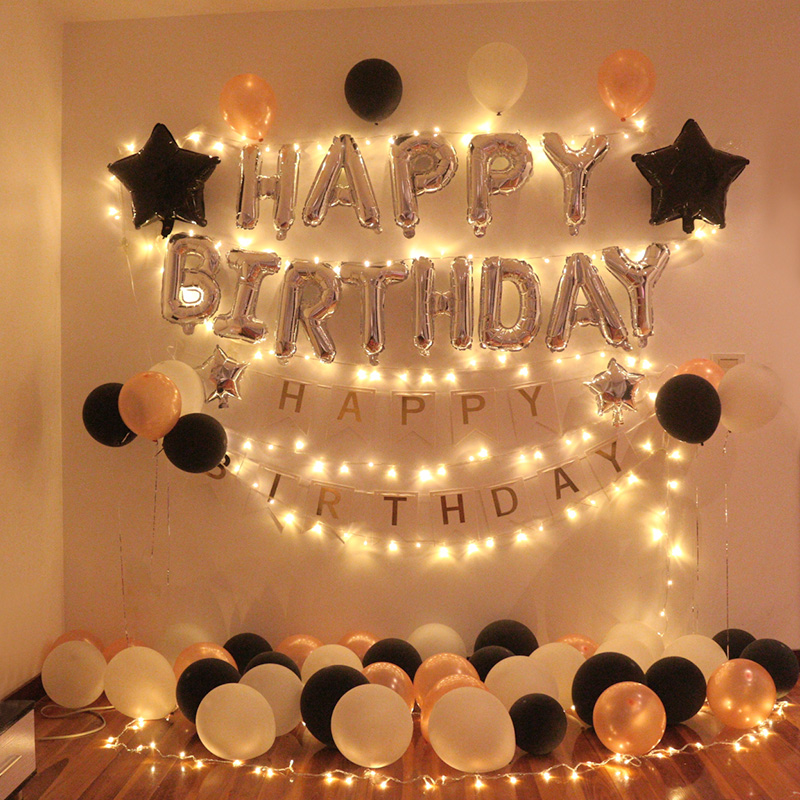 birthday room decoration for husband