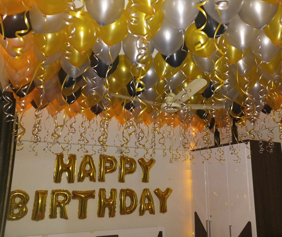 Birthday Decoration for Husband - Balloon Decorators in Patna