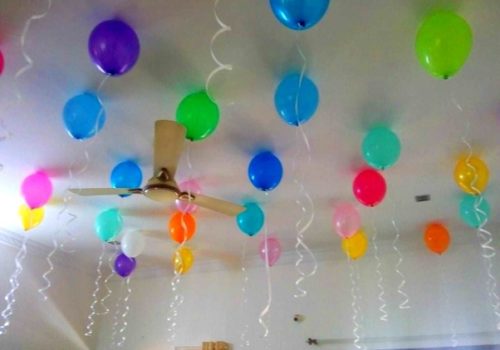 simple balloon decoration in patna